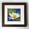 water lily painting framed