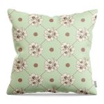 Throw pillow featuring a sunflower floral pattern